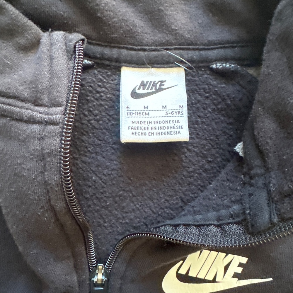 Boys Nike Quarter Zip Sweatsuit Pants Joggers Size 6 - Picture 4 of 4